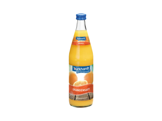 Burkhardt Orangensaft 0,5l Glasflasche Mehrweg