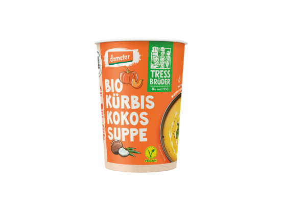 Tress Brüder Vegane Kürbis-Suppe mit Kokos 450ml